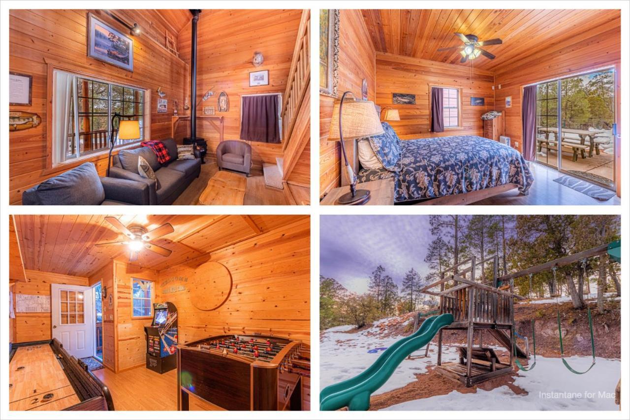 Cabin #4 The Wolves Den - Pet Friendly- Sleeps 6 - Playground & Game Room Пейсън Екстериор снимка